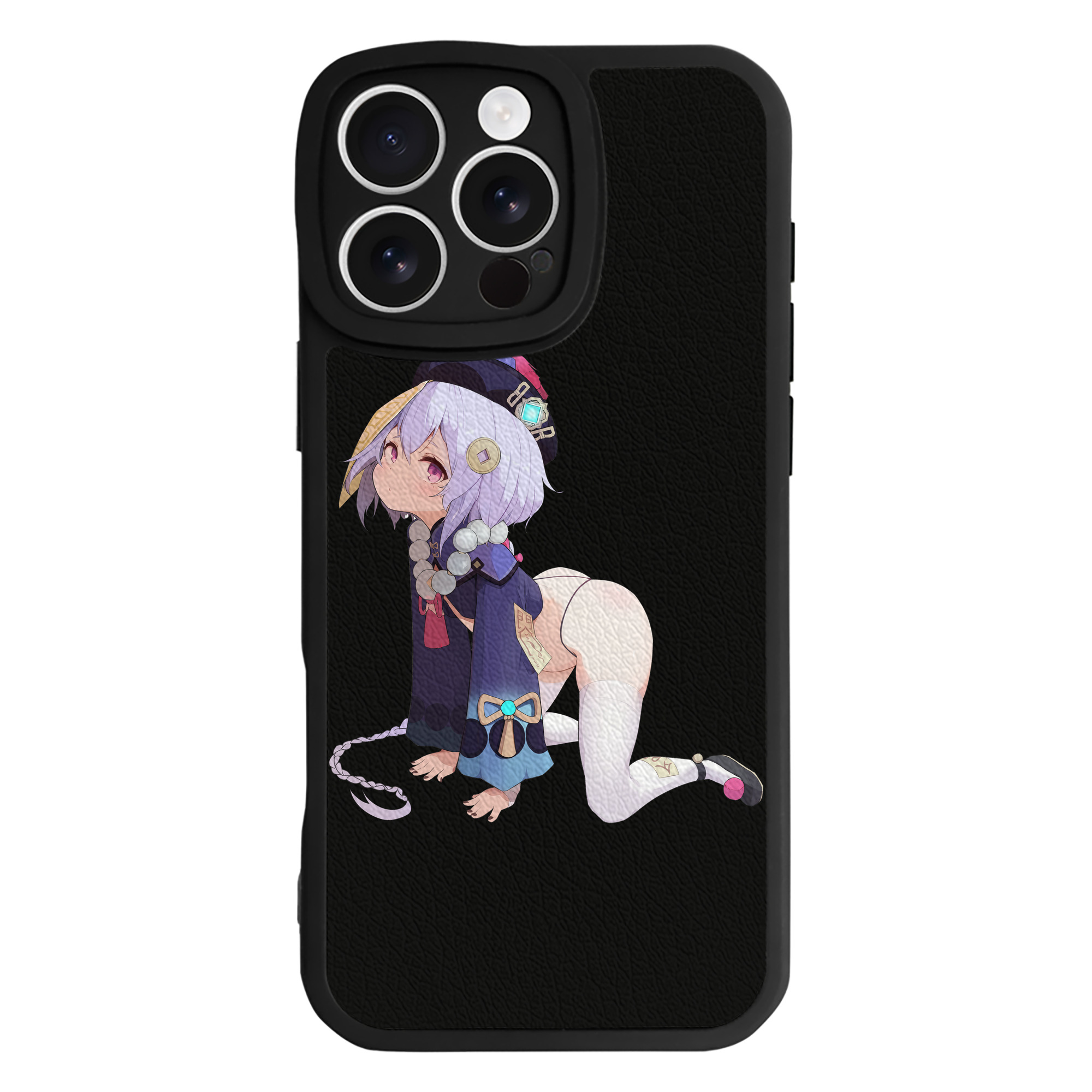 げんし神 七七 なな  genshin Nana 【iPhone 16シリーズ対応】シリコンスマホケース（レザー調） 材質：シリコン